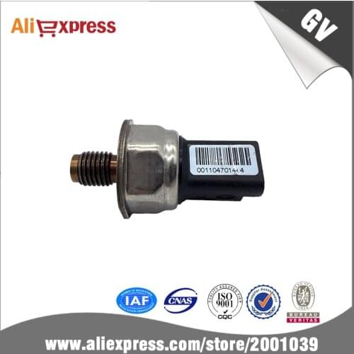 5pcs/lot 6PH1001.1 Genuine Fuel Rail Pressure Sensor For Citroen Jumpy Peugeot Partner Tepee 1.6 Hdi JTD 9655465480 6PH1001