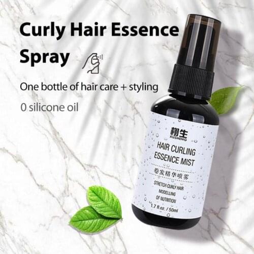 50ml Water Spray Fluffy Spray Hair Conditioner Essential Oil Moisturizing Disposable Leave-in Elastin Hair Styling Tool TSLM1