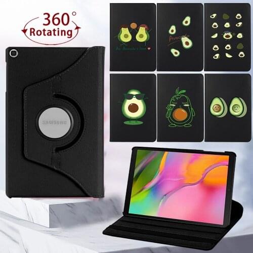 For Samsung Galaxy Tab A 10.1 T510/Tab A7/Tab S6 Lite P610 360 Degree Rotating Tablet Case Cover + Free Stylus