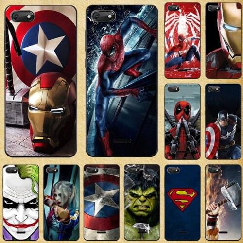Super Hero Phone Case Cover For Wiko Harry 2 Soft Silicone Back cover For Wiko Harry Harry2 Bags Shell Fundas