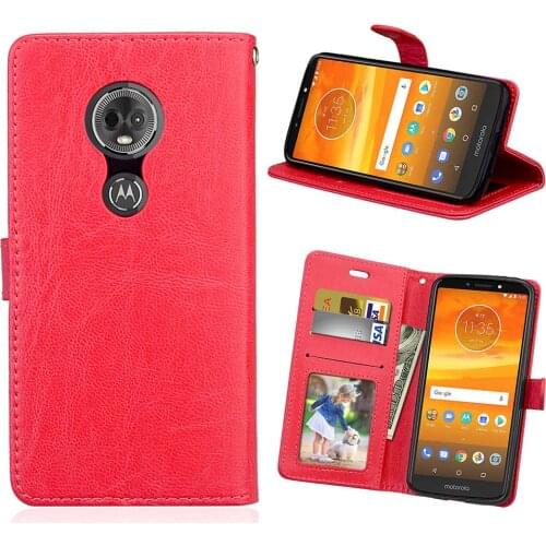 Wallet Case for Motorola Moto E5 E (5th Gen.) Cover Stand Holder PU Leather Flip Cover for Motorola Moto G6 Play Case Shells Bag