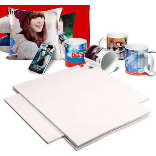 Chzimade 100Pcs/lot A4 Sublimation Heat Transfered Paper For Cotton T-Shirt Cushion Fabrics Cloth Phone Case Printing Materials