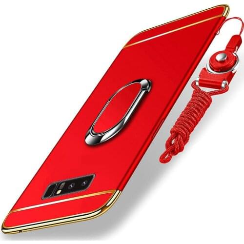 3 in 1 plating case For Samsung Galaxy S10 S10 Plus Phone Case Hard PC Skin Back Cover Galaxy S10 5G S10E case with stand rope