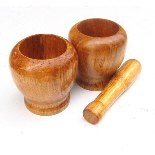 Environmental protection household wood core removal multi-specification garlic press Grinder Garlic tamper Mash garlic bowl