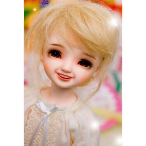 1/6 scale nude BJD doll cute kid Smiling girl BJD/SD Resin figure doll Model Toy.Not included Clothes,shoes,wig A0227cherry YOSD