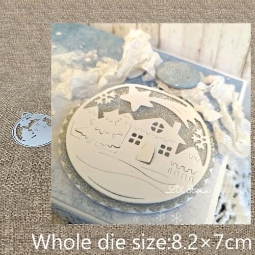XLDesign Craft Metal Cutting Die cut dies Christmas ball round decoration scrapbook Album Paper Card Craft Embossing die cuts