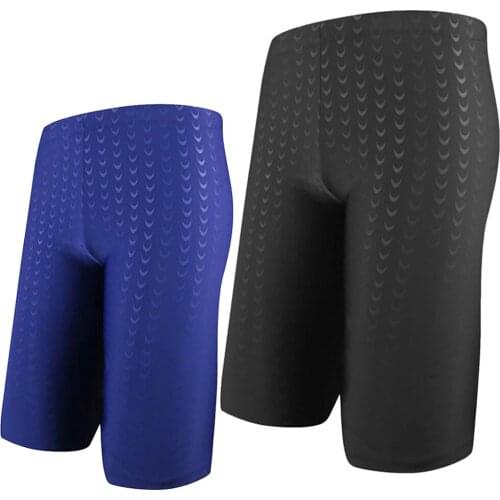 Mens shark skin and fish skin printed long swimsuit, long swimsuit, swimming pool swimsuit, diving suit, beach Boxer Shorts