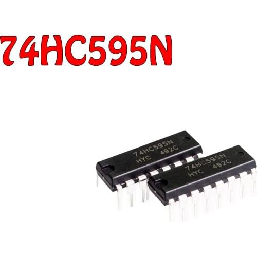10PCS SN74HC595N 74HC595N 74HC595 DIP-16 Original TI
