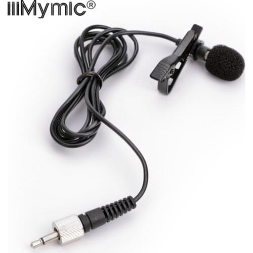 Professional Lavalier Lapel Tie Clip Cardioid Condenser Microphone For Sennheiser Wireless BodyPack Transmitter 3.5 mm Lockable