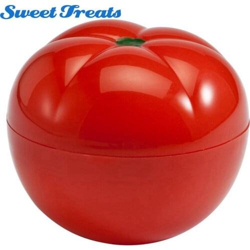 Sweettreats Tomato Saver Plastic See Through Container Holder - Bulb Shaped Fresh and Moist Storage -Assorted