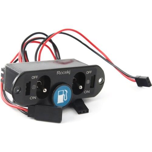 Rccskj 3106# Charging & Refueling Dual switch For Gas / Nitro Airplane