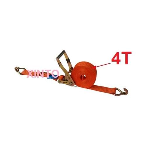 2",50MM,4TX10M--12M, Aluminum alloy steel handle ratchet tie down cargo lashing package strap cam buckle belt assembly sling