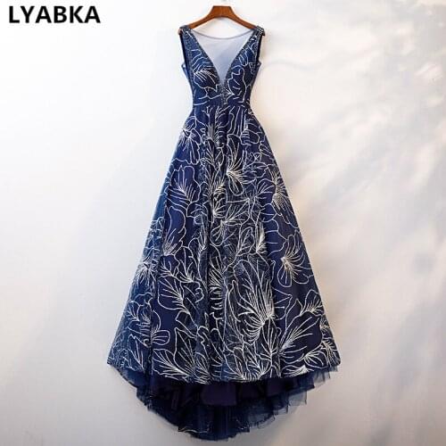 Vestido De Festa Evening Dress Sequined Reflective Dress Evening Dresses Long Dress 2019 Robe De Soiree A-line Formal Party