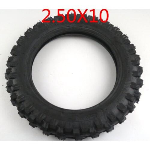 High Quality 2.50-10 2.50x10 Motorcycle Scooter Outer Inner Tube2.50*10 Fit For Honda CRF50 XR50 Yamaha PW50