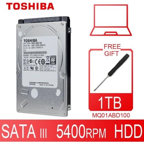 TOSHIBA Laptop 1TB Hard Drive Disk 1000GB 1000G HDD HD 2.5" 5400RPM 8M SATA2 Original New for Notebook
