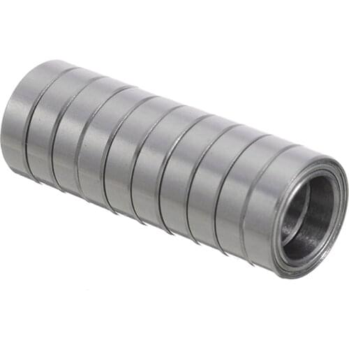 10pcs/lot Shielded Ball Bearings 10x15x4 mm Steel 6700ZZ Ball Bearings Thin Wall Roller