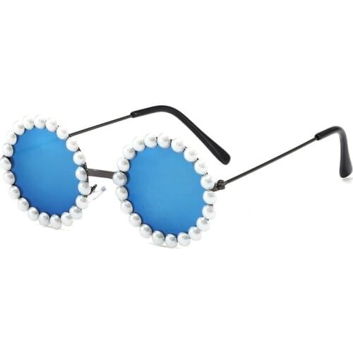 2020 Luxury Rhinestone Kids Sunglasses Fashion Round Sun Glasses Boys/Girls Outdoor Goggles Party Eyewear UV400 Oculos De Sol