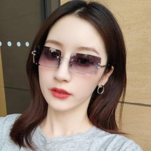 2021 New Women Rectangle Vintage Sunglasses Brand Designer Retro Points Sun Glasses Female Lady Eyeglass Eye Driver Goggles BR