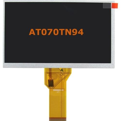 AT070TN94 7 Inch 800x480 Industrial Grade LCD Display Panel With 400 Nits With Driver Board Optional