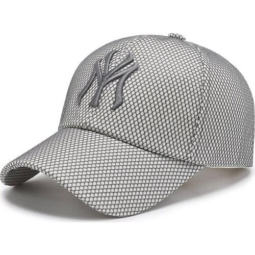 2021 New Mesh Net Baseball Cap New York Summer Fashion Hip Hop MY Snapback Women Men caps Outdoor Dad Hat