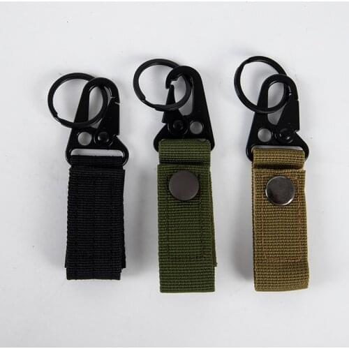 Bushcraft Carabiner High Strength Nylon Key Hook MOLLE Webbing