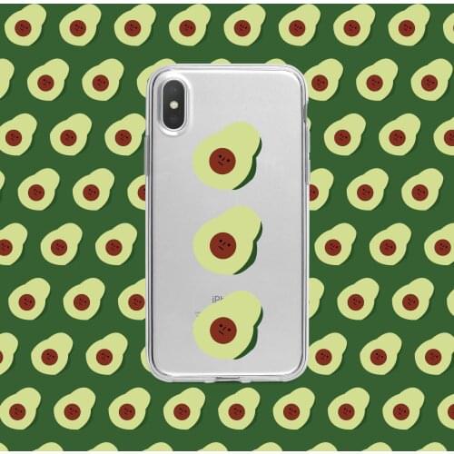 Avocato Phone Case for iPhone 11 Pro Max SE 2020 8 Plus 7 6S 6Plus 6 X Xs Max XR Soft Silicone Avocado Case Phone Case Cover