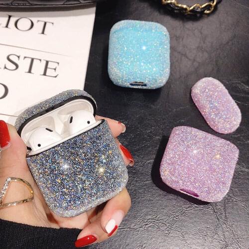 Luxury Crystal Bling Candy Color Earphone Case For AirPods 2 Pro Cases Neon Hard PC Wireless Earphone Charging Box Case Coque