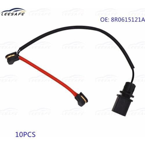 10PCS Front Disc Left Brake Pad Wear Sensor for AUDI A6 A7 Q5 8RB Quattro 8R0615121A Brake Induction Wire Replacement Brake Line
