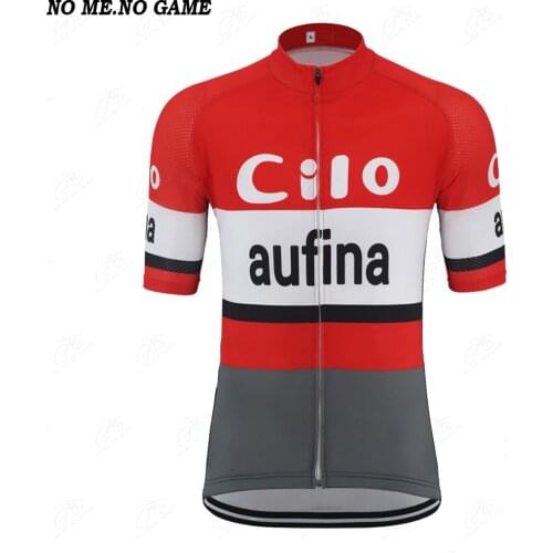 NO ME NO GAME Retro Pro Cycling Team Jersey Summer Mens Road Bike Clothes Quick Dry Breathable Racing Cycling Clothing
