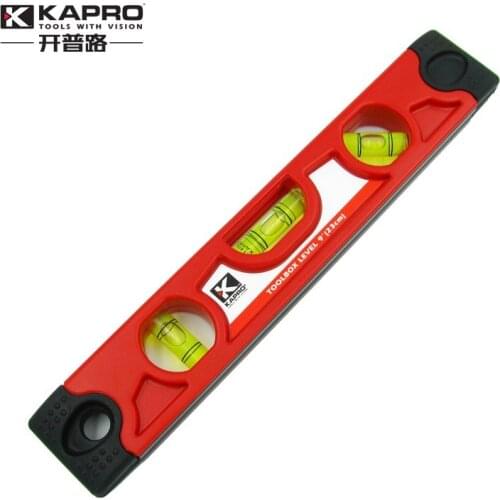 KAPRO Toolbox Magnetic Torpedo ruler Micro-precision Mini portable level water level indicator