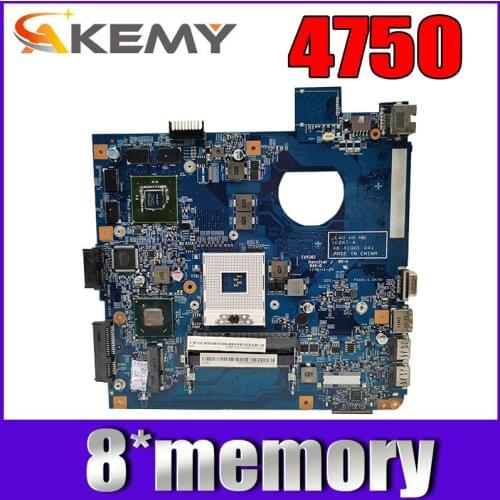For Acer Aspire 4750 4750g 4752 4752g 4755 4755g Laptop motherboard 8*memory graphic 48.4IQ01.031 MBBRT01003 PGA989