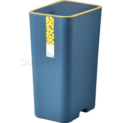 Living room trash can modern light luxury simple household creative toilet with cover toilet wastebasket