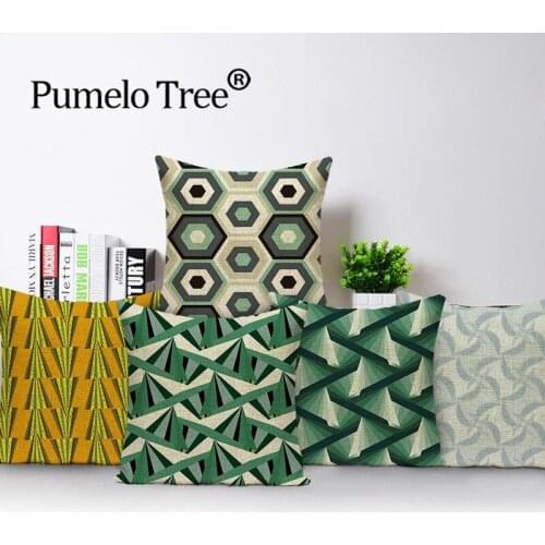 Geometry Pillowcase Printing Pillow Cover Home Decor Cushion Cover Throw Pillow Cover 45x45cm Car Pillow Case Sofa Decoration