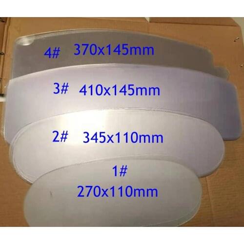 Sand blasting helmet lens, sandblaster hood lens