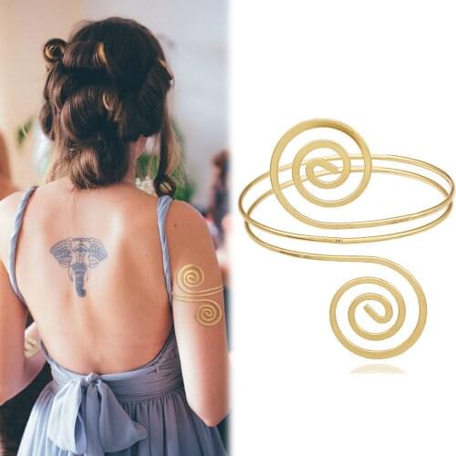 Gold Greek Roman Laurel Leaf Wide Bangle Bracelet Armband Upper Arm Cuff Armlet Festival Bridal Belly Dance Jewelry