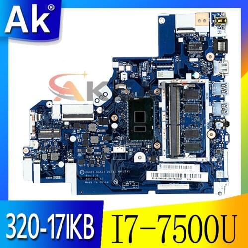 Applicable to 320-17IKB Computer Motherboard I7-7500U DDR(4G) Number NM-B241 FRU 5B20P25854 5B20N86271 5B20N86623 5B20N86510