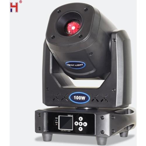 Lyre Led 100w DMX Stage Moving Head Beam Spot Light Gobo Rotation Color Effect With 5 Face Prism For Club, Show, Party