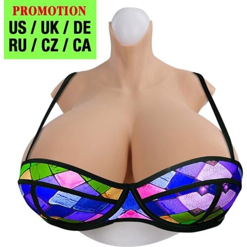 U-CHARMMORE Big Breast Forms Huge Realistic Fake Boobs Z Cup Enhancer Crossdresser Shemale Drag Queen Shemale Transgender