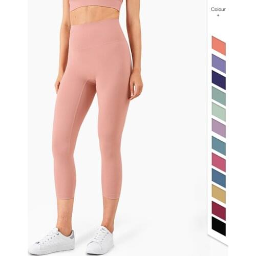 Vnazvnasi New Color Seamless Yoga Leggings Cropped Pants Super Stretchy Running Wear Gym Legging Workout Sportswear Finess Pants