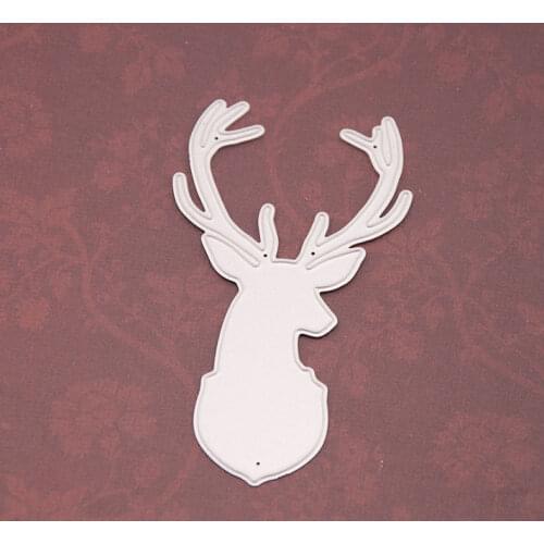 Die Cutting dies deer head metal craft paper die Scrapbooking/DIY Embossing mould Easter New Year