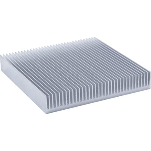1PC High-power Aluminum Heat Sink Dense Tooth Radiator 90x90x15MM Electronic Cooling Plate Aluminum Bar