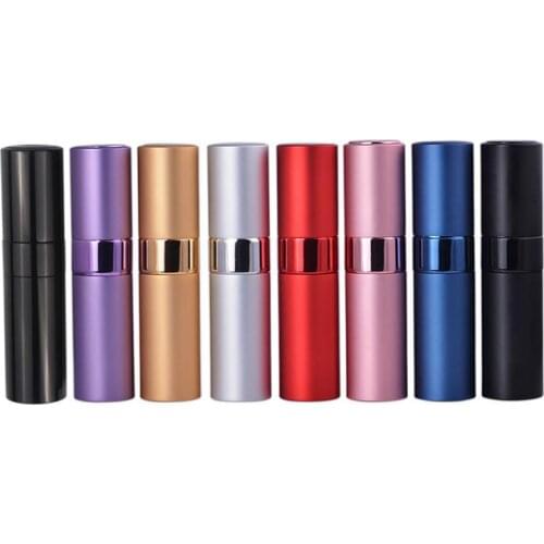 15ML Portable Metal Refillable Perfume Bottle Atomizer Travel Empty Pump Spray Bottle For Traveler LX5685