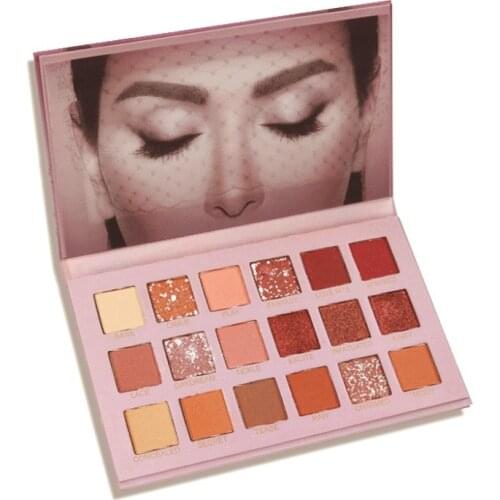 18/10 Colors Eyeshadow Palette Matte Glitter Pearl Shimmer Earth Eye Shadow Waterproof Long-lasting Makeup TSLM1