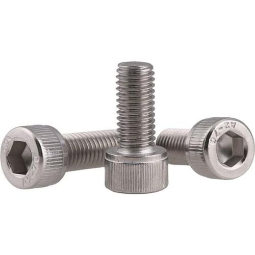30pcs M3 stainless steel hex head screws cup head screw fastener furniture decoration bolts 6mm-12mm length