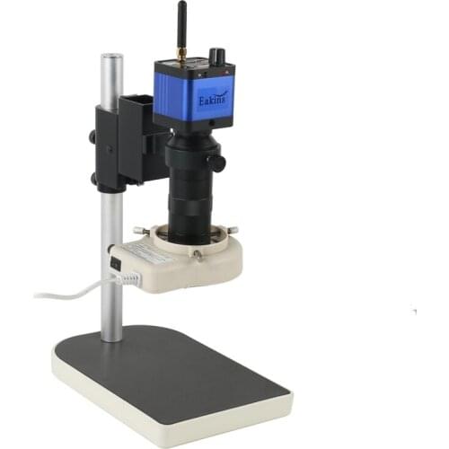 36MP HDMI USB Full HD WIFI Electronic Industrial Video Microscope Camera Set 100X Zoom For Lab PCB Soldering Repair