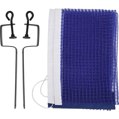 Brand New 23x17x2cm Portable Simple High Quality Polyester Tennis Table Ping Pong Net With Metal Bracket Replacement Accessories