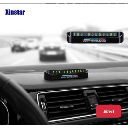 Car Phone Number Card Plate Parking Card sticker for bmw E38 E39 E46 E60 E61 E64 E70 E71 E85 E87 E90 F10 F20 F21 F30 F35 M3 M5