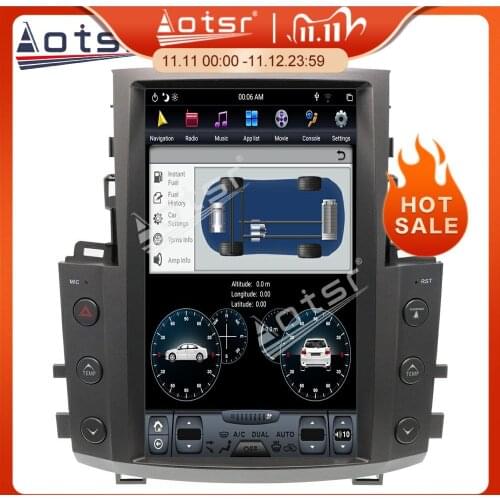 For Lexus LX570 2007-2015 Tesla Style Vertical Screen Android 9.0 64G Car GPS Navigation Auto Radio Head Unit Multimedia Player