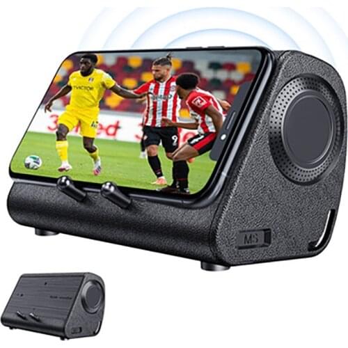 Bluedio Speaker Wireless Smart Mobile Phone Holder Sound Bar Magnetic Induction TV Music Stereo Loudspeaker With Mini Sound Box