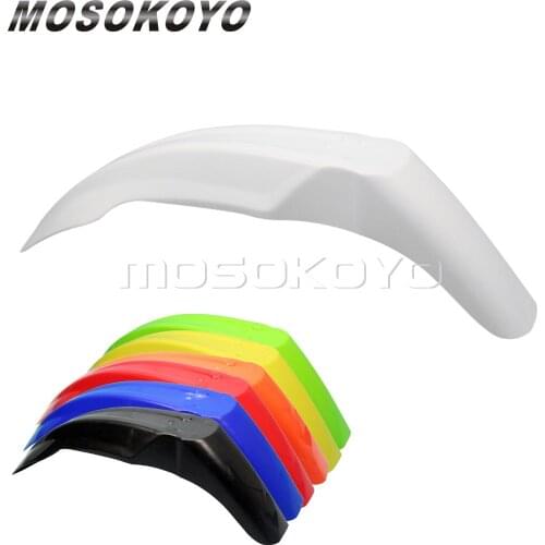 White Dirt Bike Motocross Front Fender Enduro Racing Bike Mudguard for DRZ RM EXC SMR TTR XR WR 250 450 150